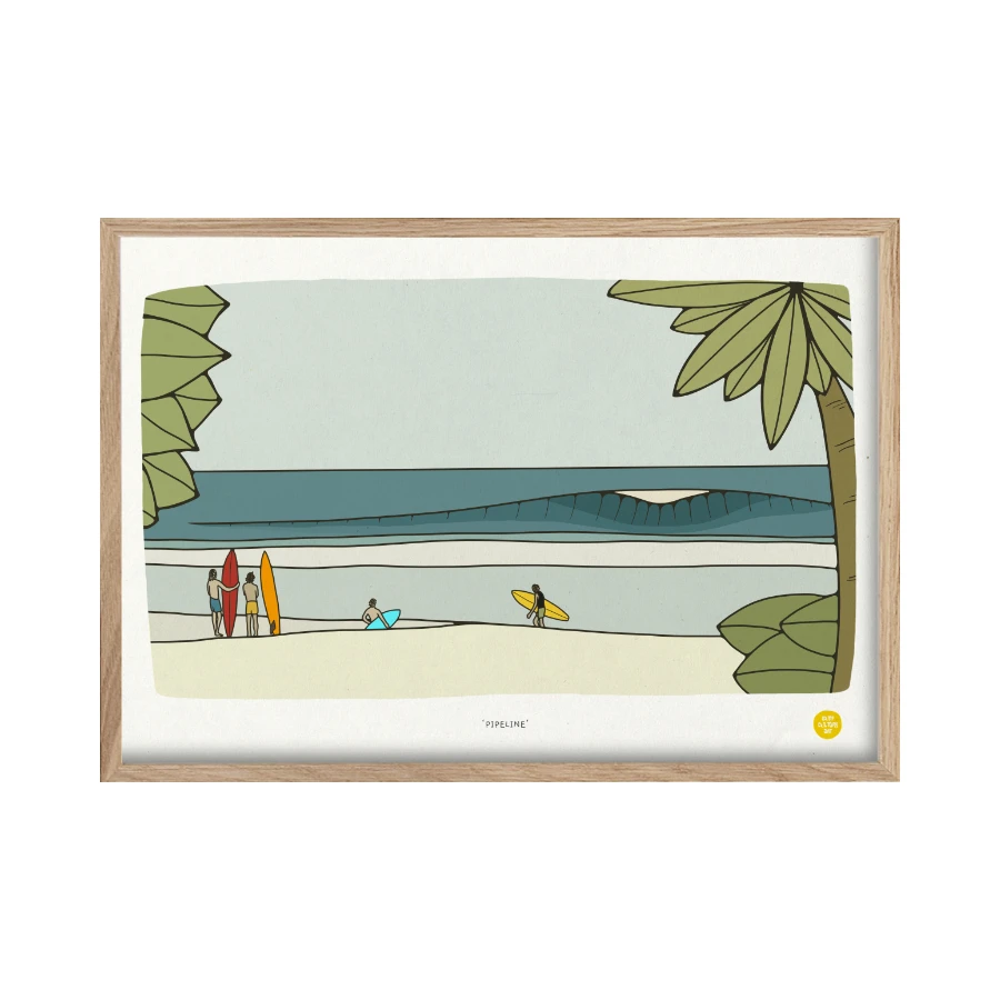 LIMITED EDITION SURF PRINT - PIPE