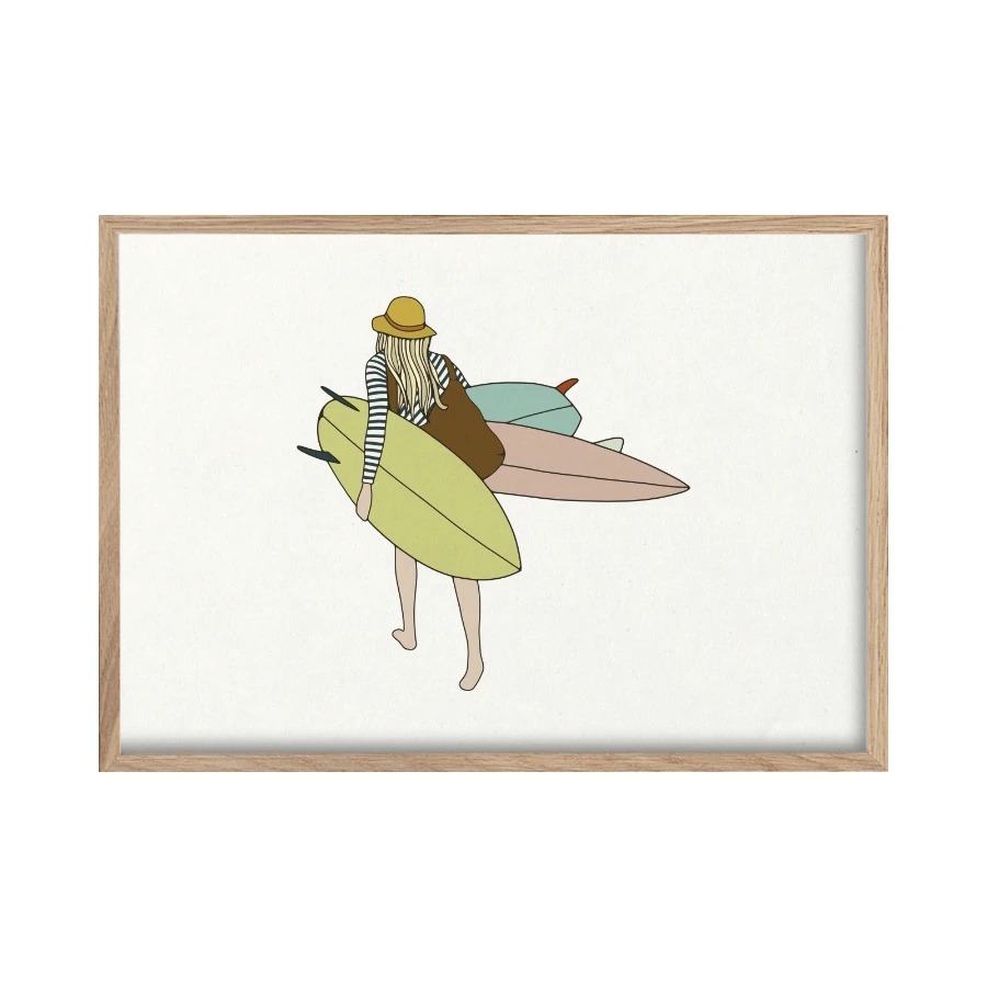 SURF PRINT - QUIVER GIRL
