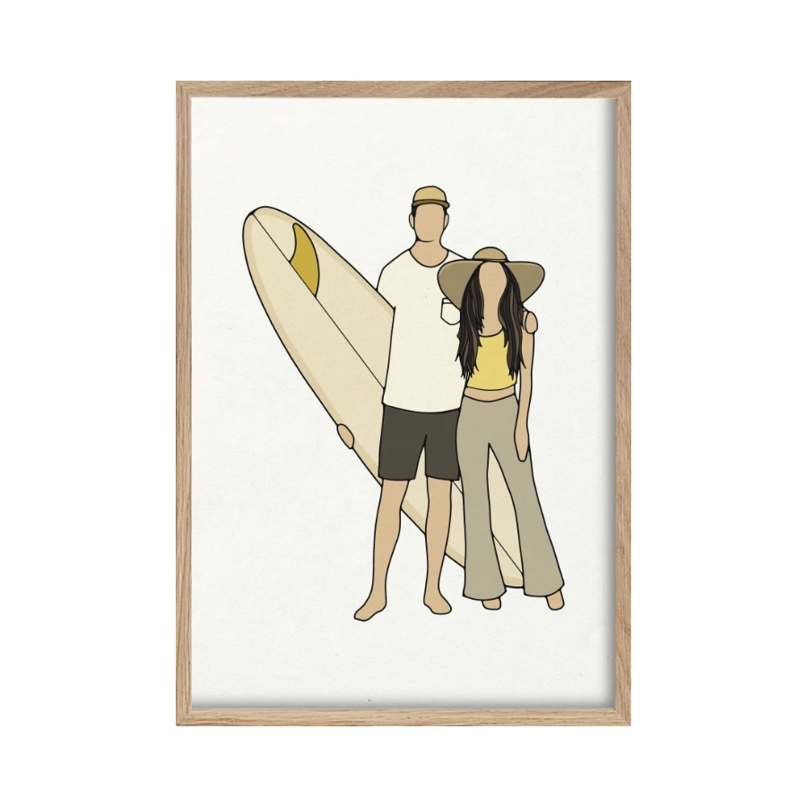 SURF PRINT - TOGETHER