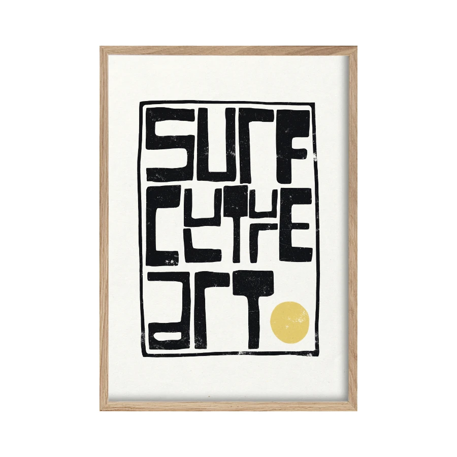 SURF PRINT - SCA POSTER