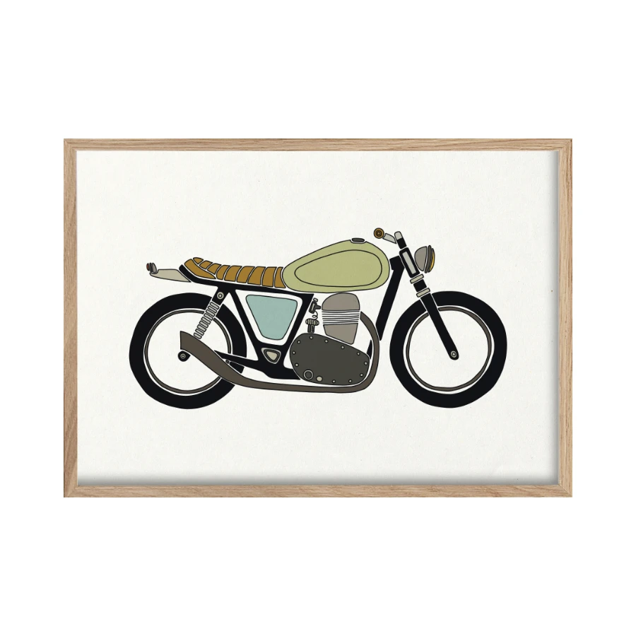 SURF PRINT - MOTORBIKE