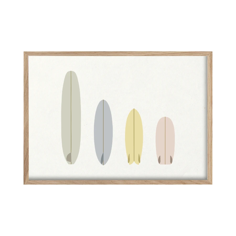 SURF PRINT - MELLOW VIBES QUIVER