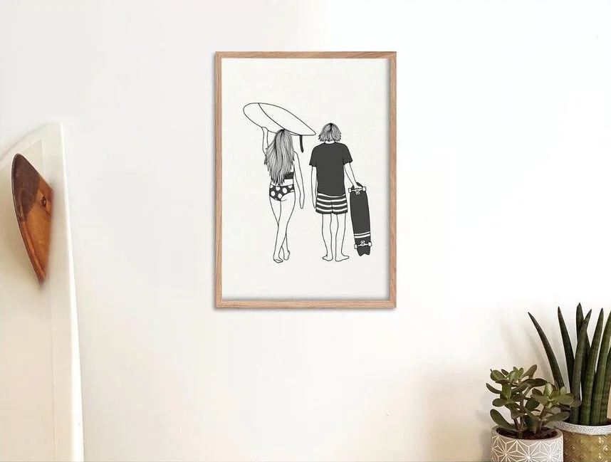 Beautiful surf art buy online surf shop weligama