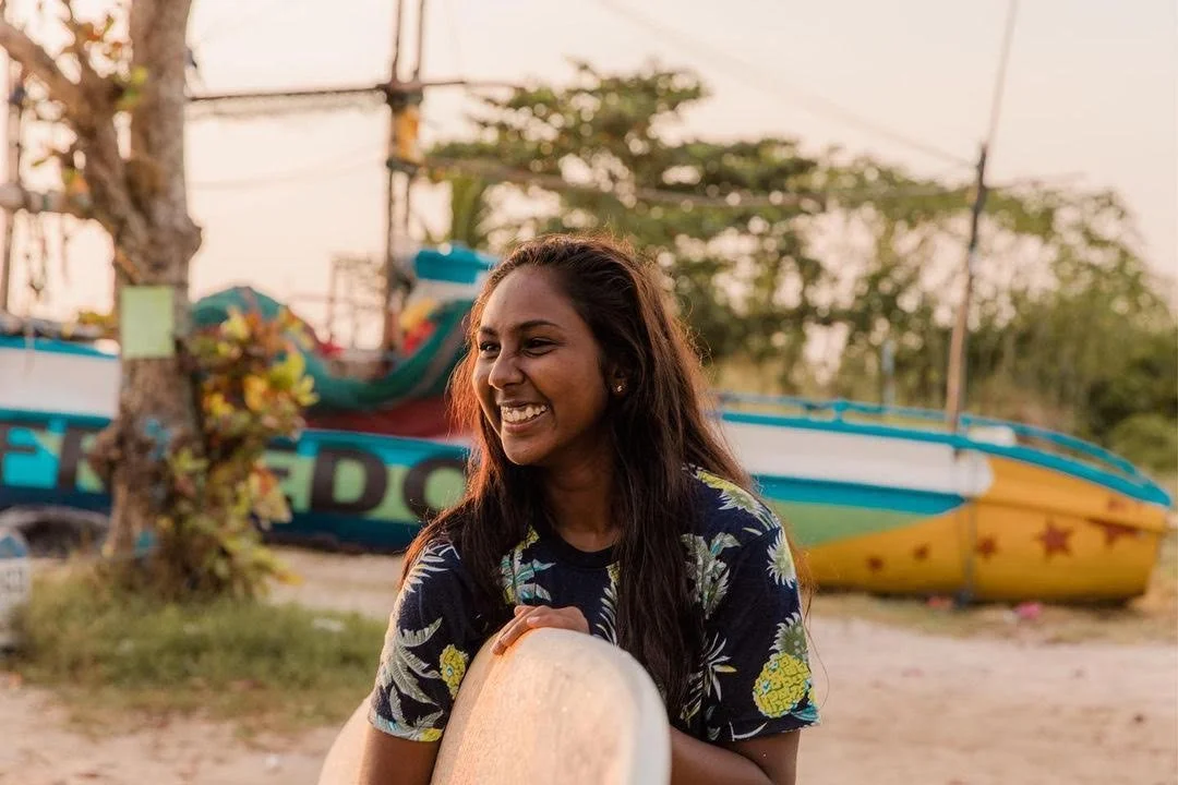 Meet Sanu, the first female surf instructor of Sri Lanka