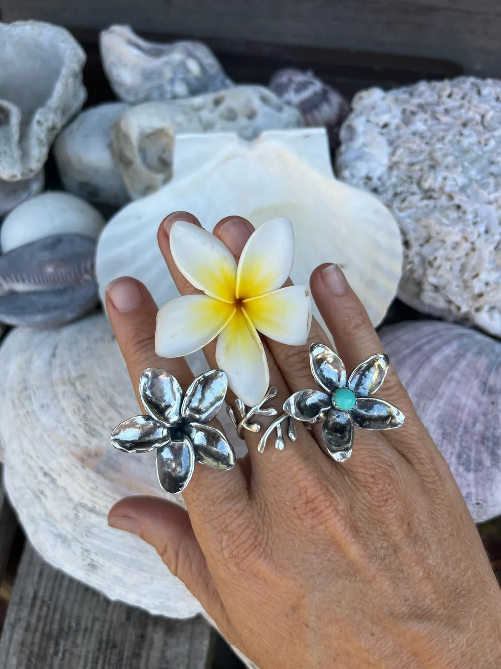Berk Anello Fiore della Vita - Argento 925