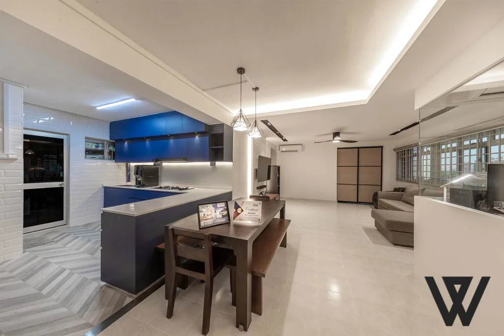 6 Amazing 4-Room HDB Kitchen Designs In Singapore for 2025 — Swiss Interior