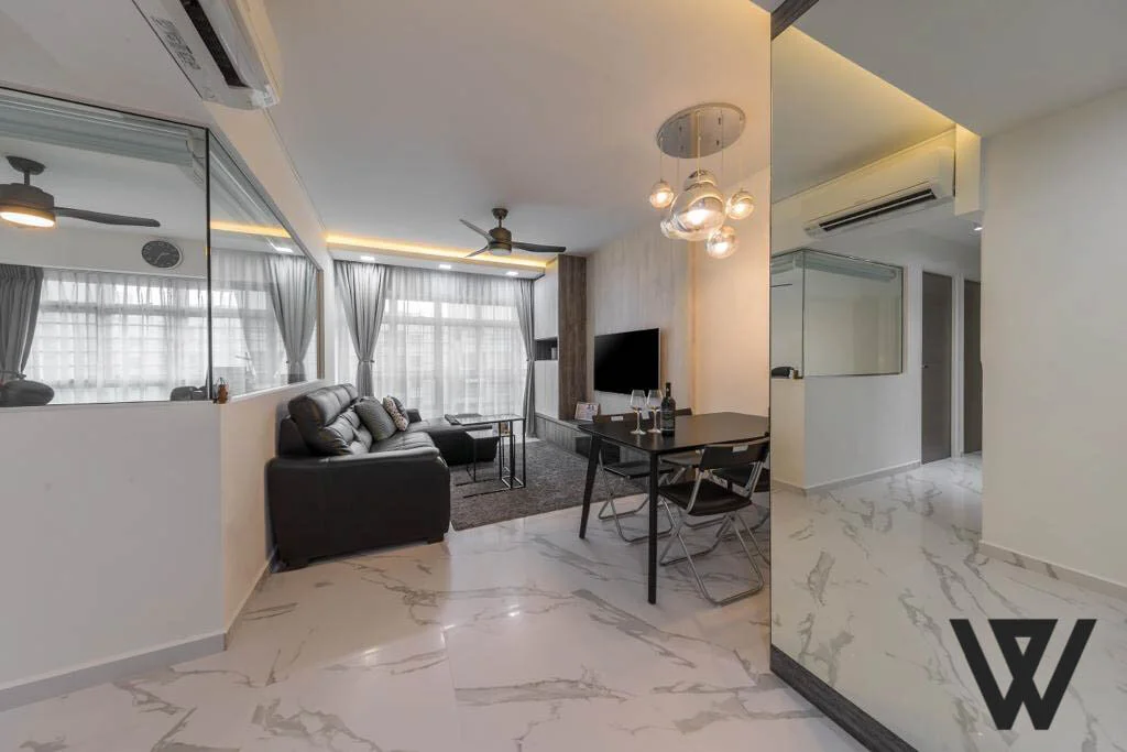Interior Design Ideas To Make Your HDB Apartment Look Spacious And ...