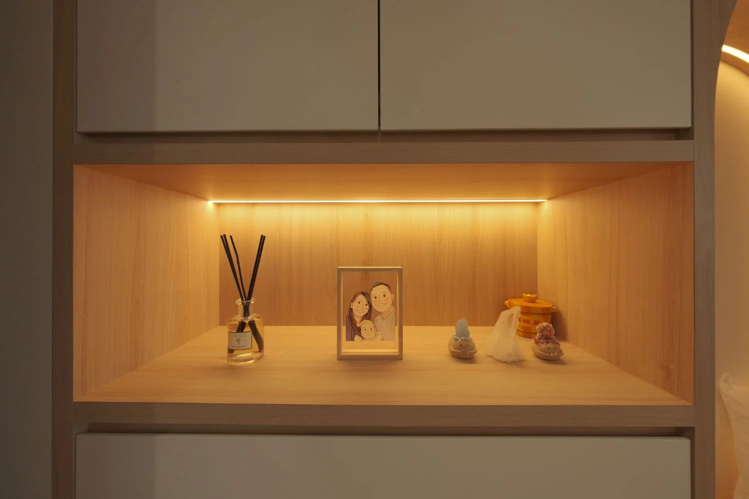 Kitchen Display Niche Interior Design for 482B Yishun Ave 6