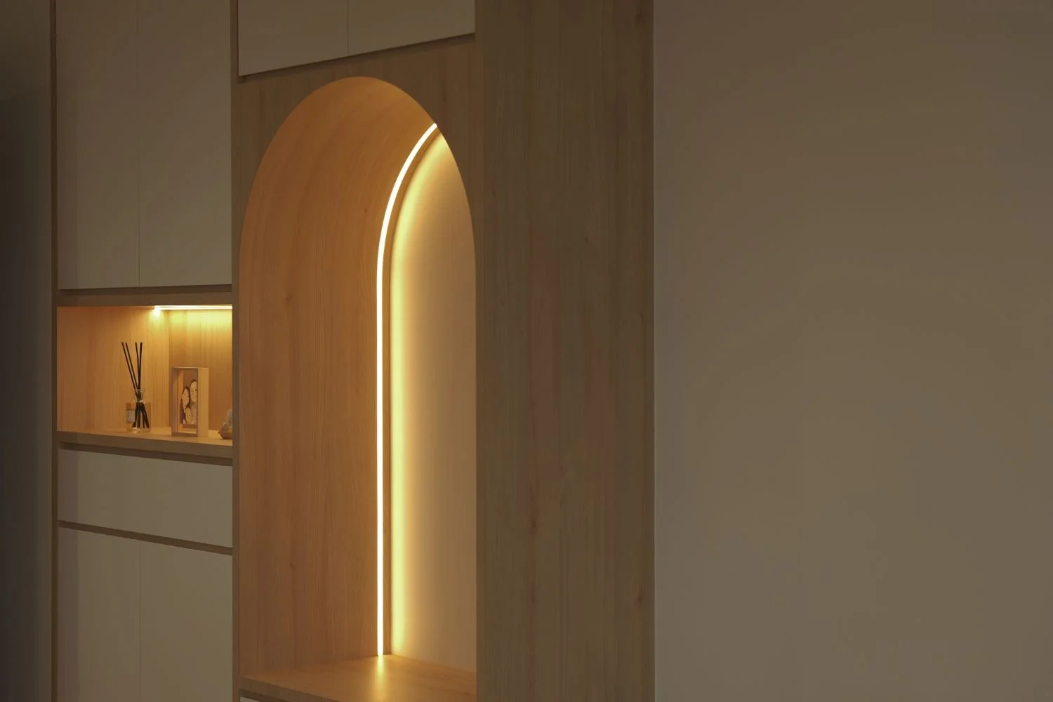 482B Yishun Ave 6 – Arched Feature Nook Interior Design