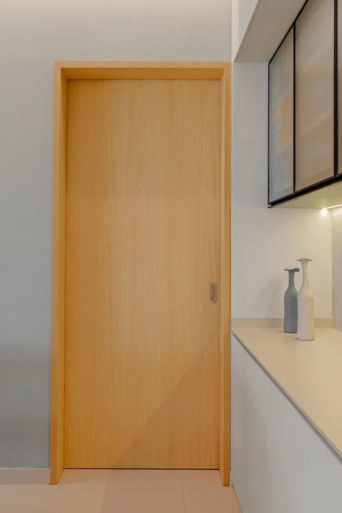 6 Kensington Park – Interior Design – Wooden Door Detail