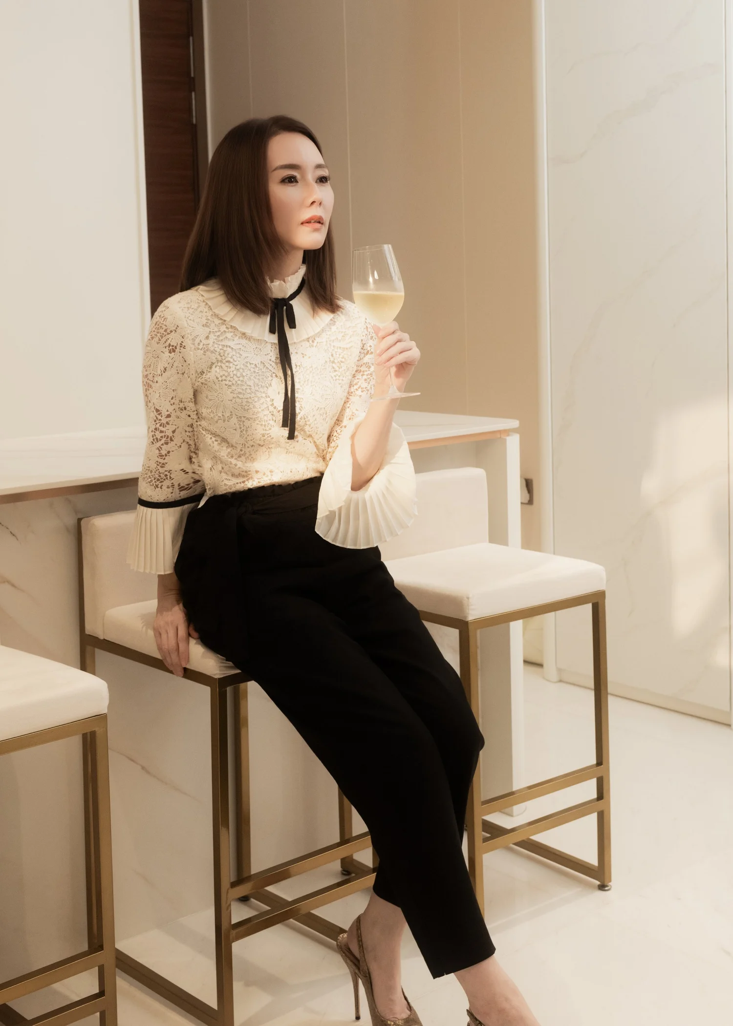 Yvonne Lim in her warm contemporary family home in Bukit Timah