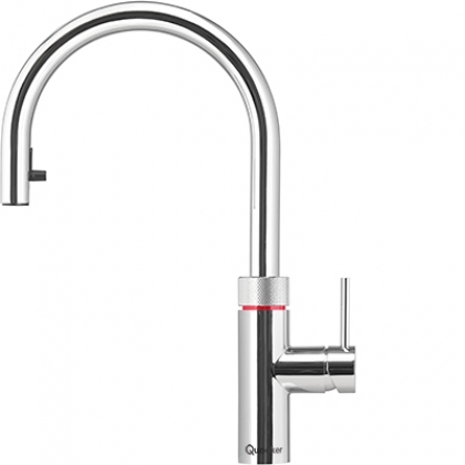 Flex Boiling-water tap and mixing tap in one, with a flexible pull out hose for more reach and extra functionality.