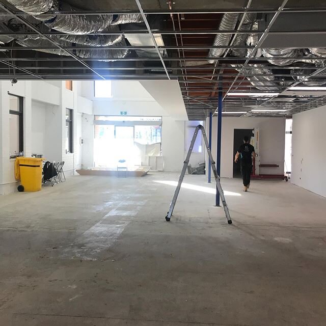 Before shot. In a couple of months this space will be very busy. It&rsquo;ll be a new medical clinic on High St, Northcote.