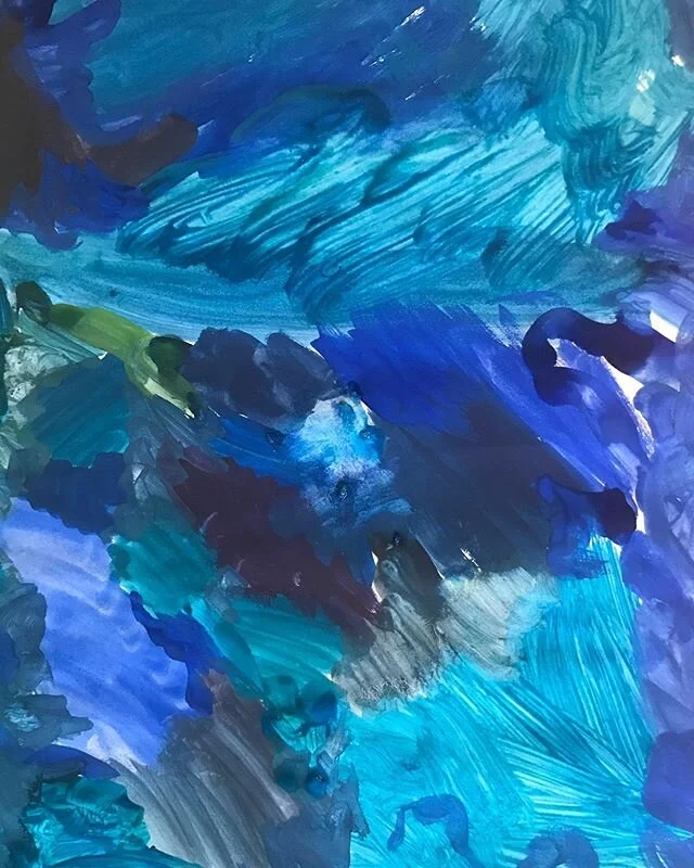 Sea. Colour play. Roy 5yrs.
We&rsquo;re painting today. And baking. And generally going slow. Stay safe everyone #stayhome