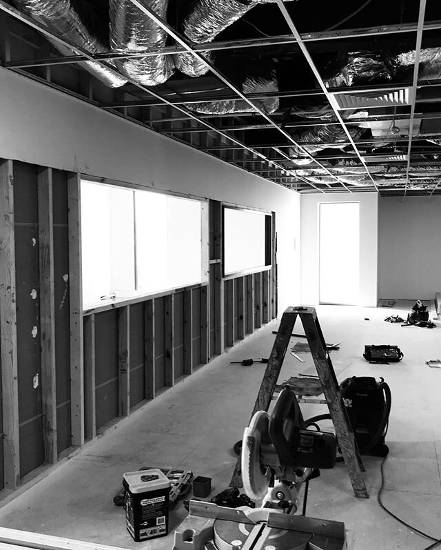Alien scenes on site. 
Medical clinic in the making.