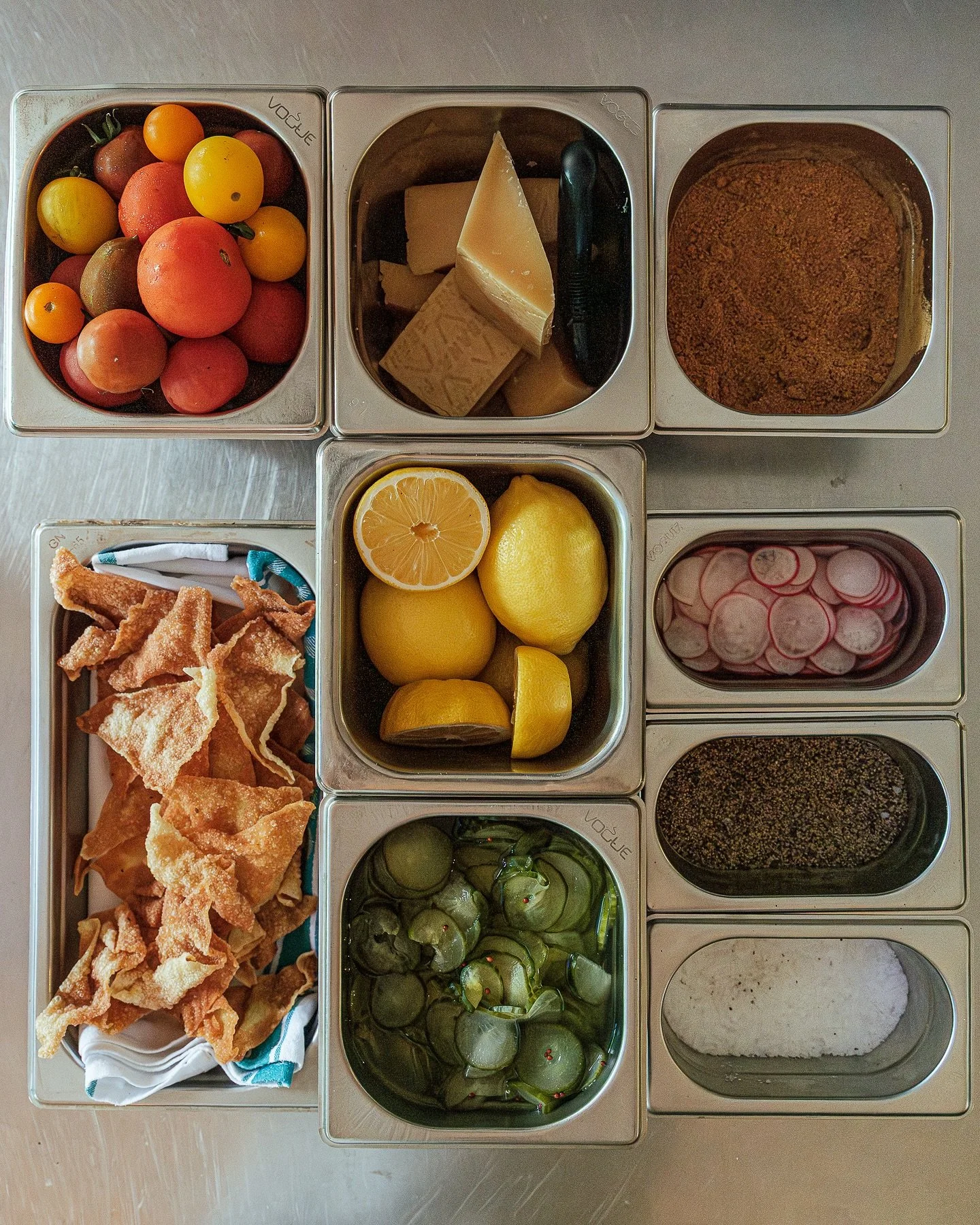Mise en Place on a Monday.