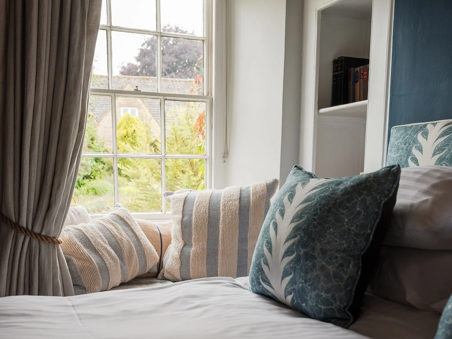 The nook in Room 2, the perfect spot to enjoy your morning coffee.

Available to book now, get in touch to reserve your stay.