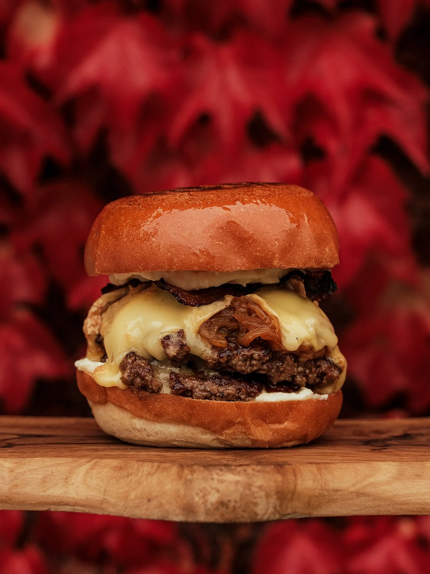 THE ALPINE

Been a while since we&rsquo;ve put out a special burger, and this one definitely makes up for lost time. It&rsquo;s a double smash patty, caramelised onions, cave aged brie, house smoked bacon + apple mayo. 

Banger.