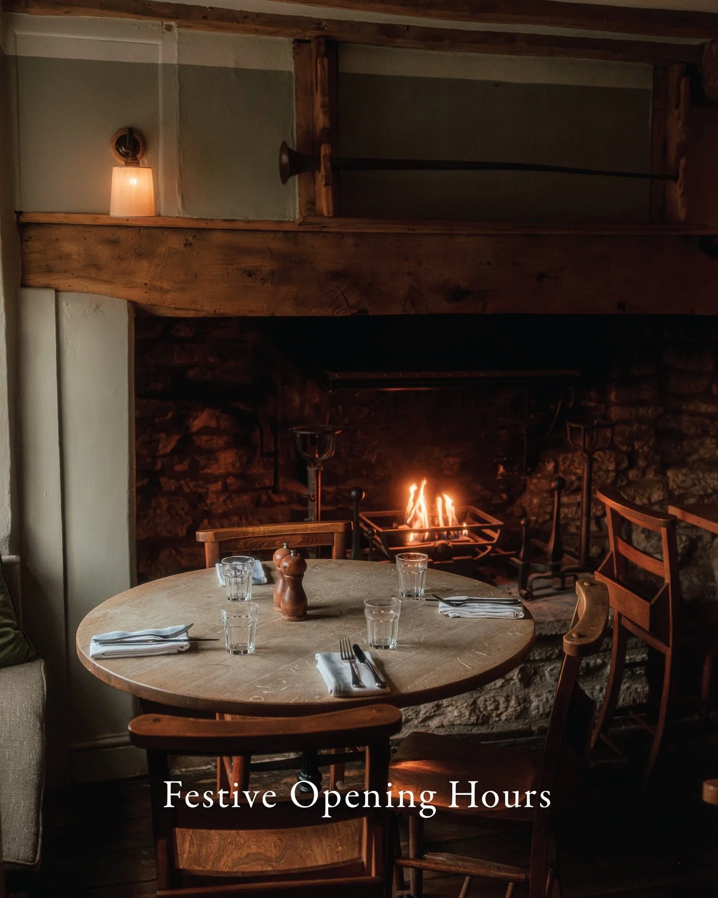 Festive Opening Hours.