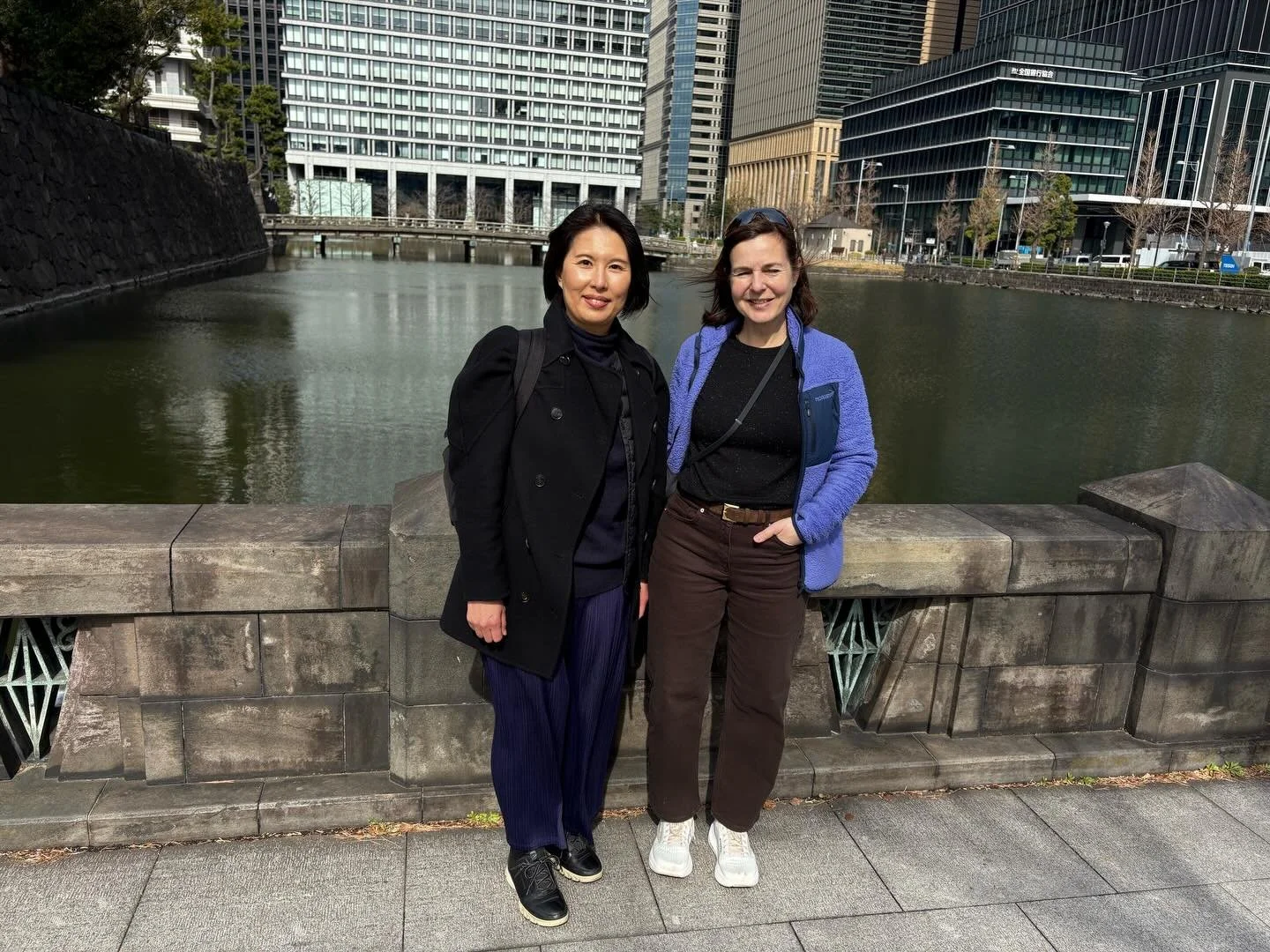 Fabulous Friday getting to know Tokyo before the race on Sunday. Met up with my Inchbald graduate friend Mika. So wonderful to be able to meet up with her in Japan. Looking forward to visiting some gardens together in Kyoto in a few days time. First 