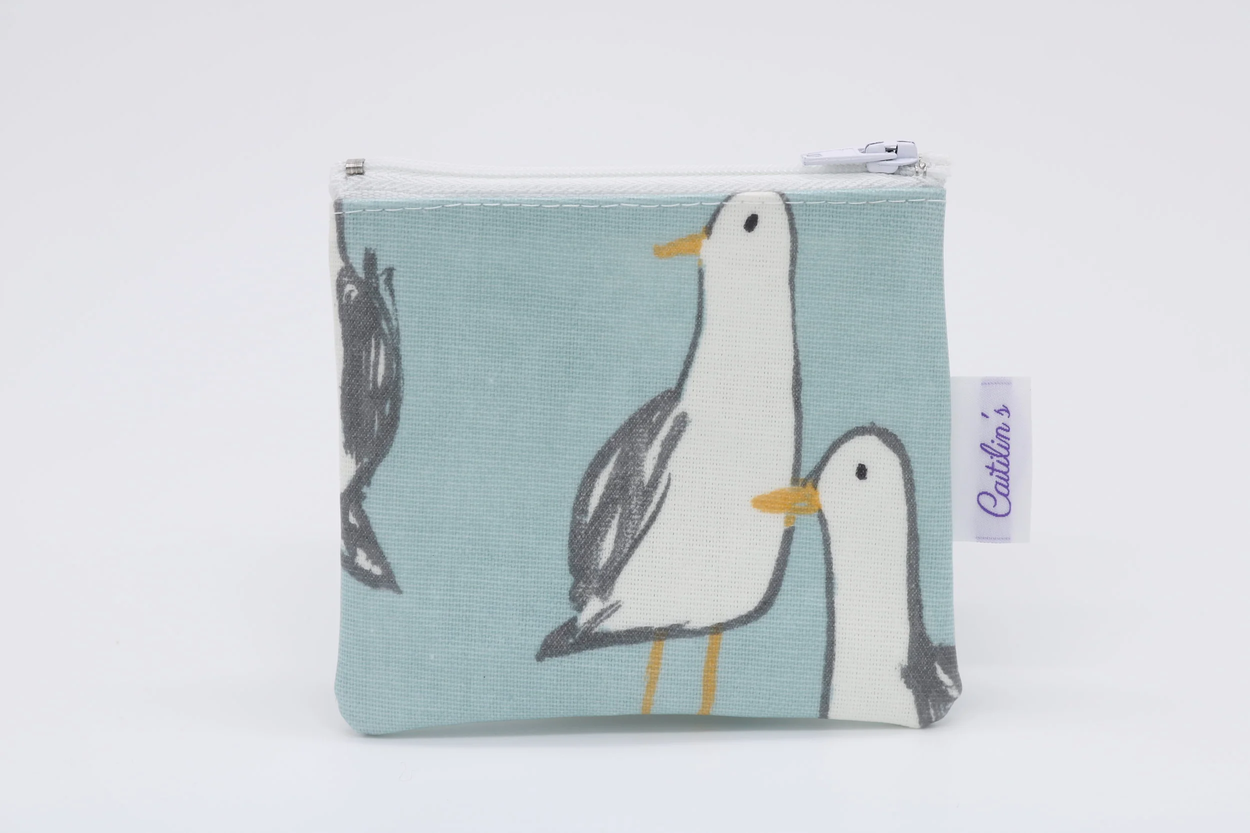 Seagull Oilcloth Coin Purse.