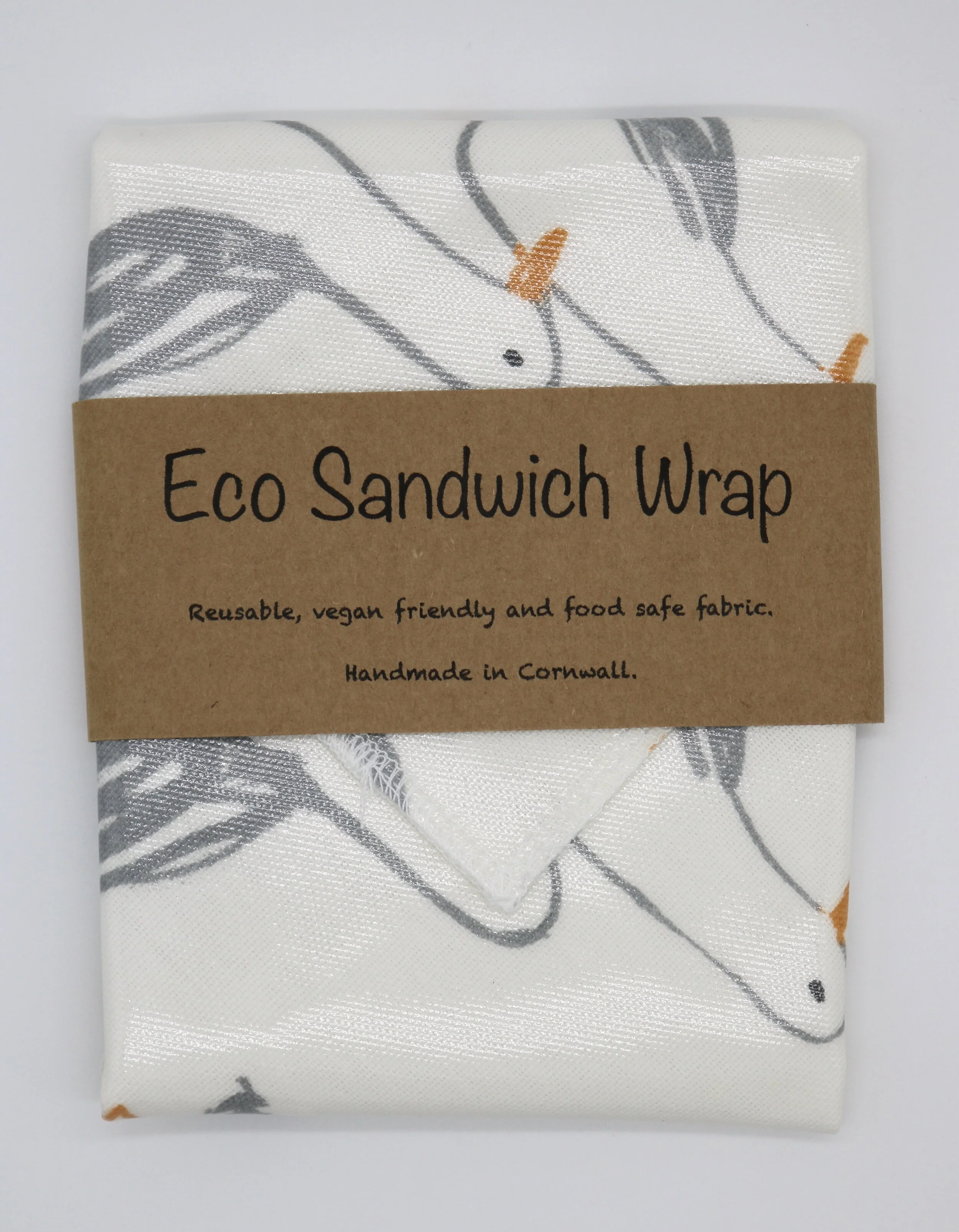 White Seagull Design Eco Sandwich Wrap