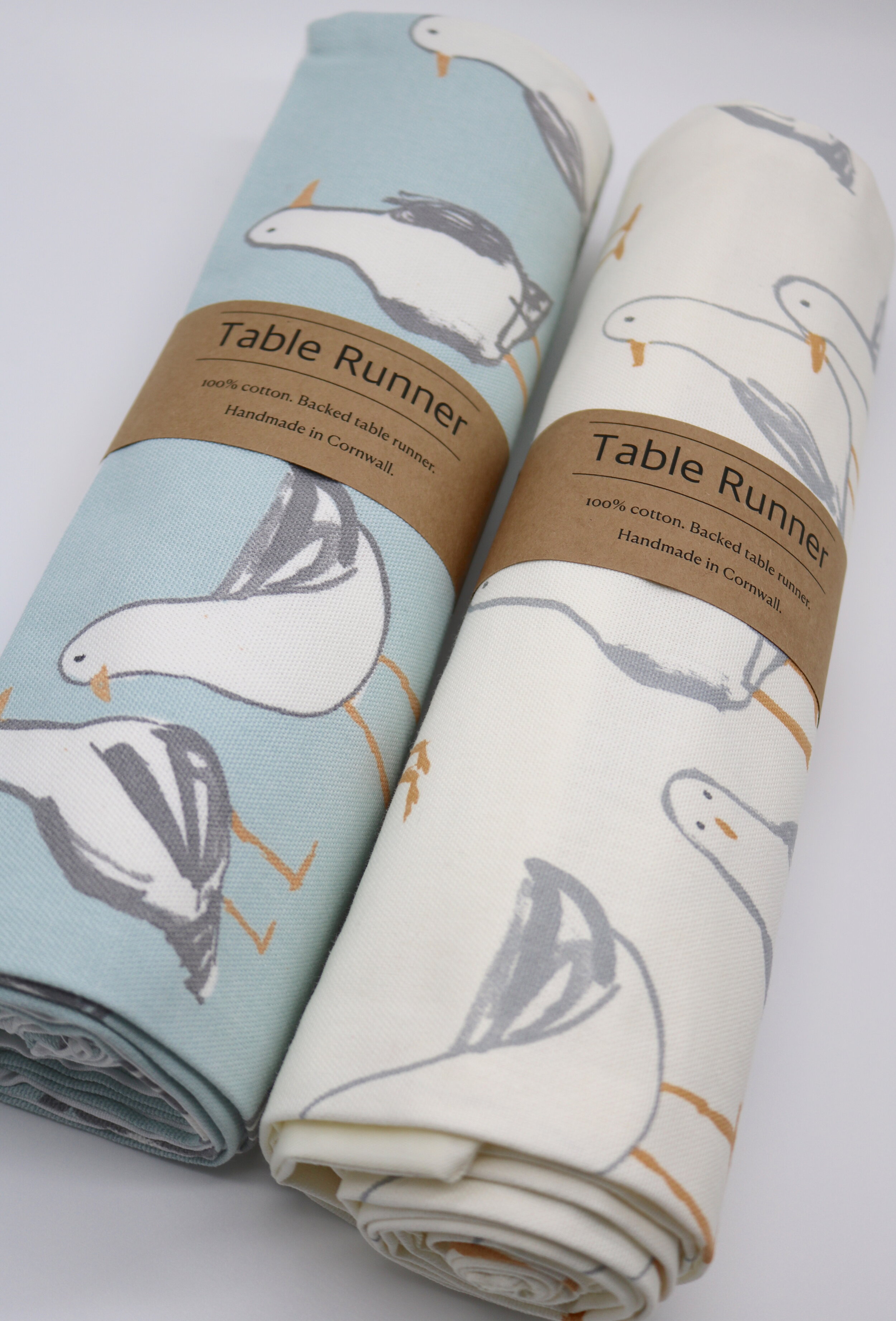 Cotton Seagull Design Table Runners