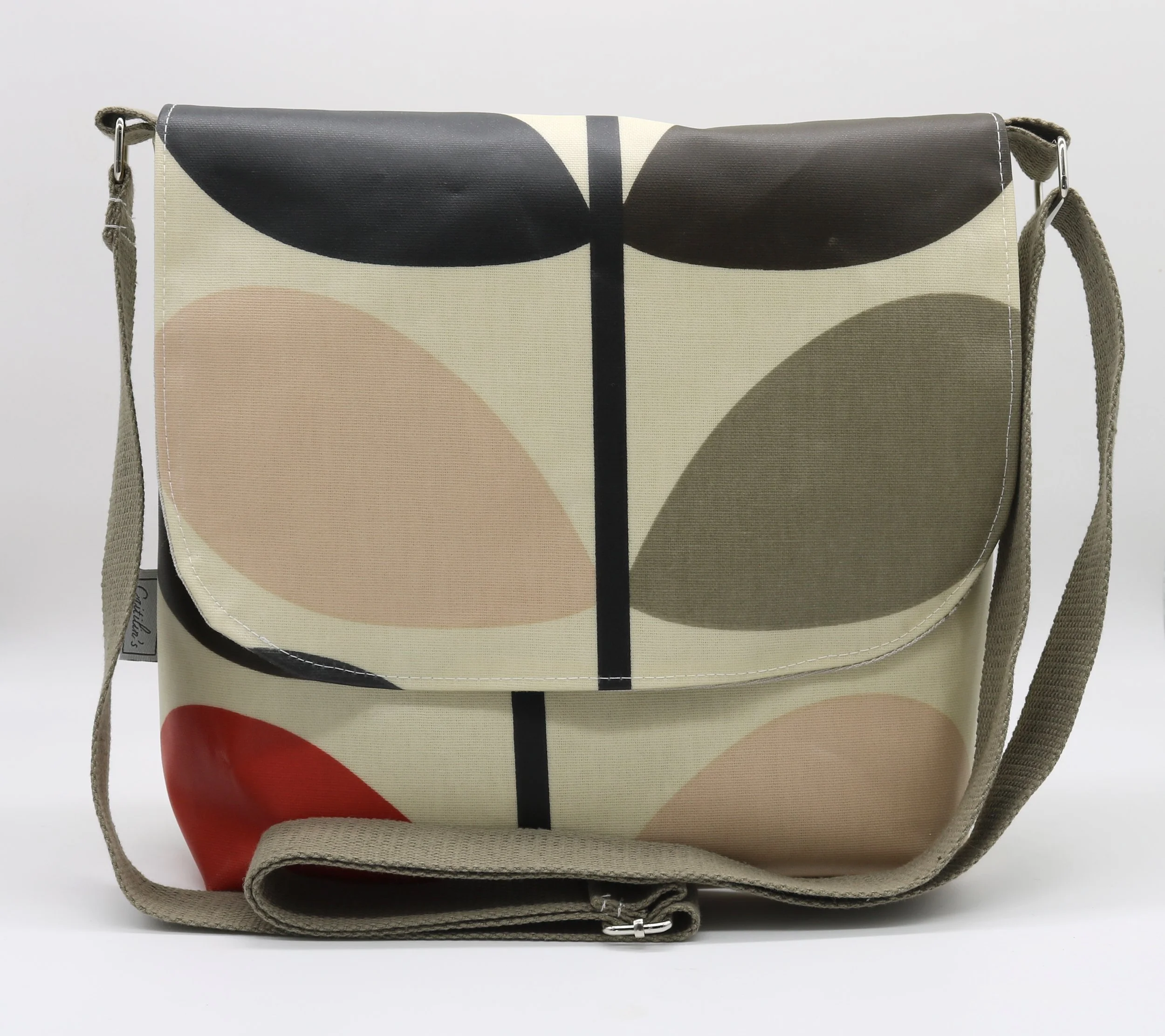 Sunrise Oilcloth Messenger Bag.