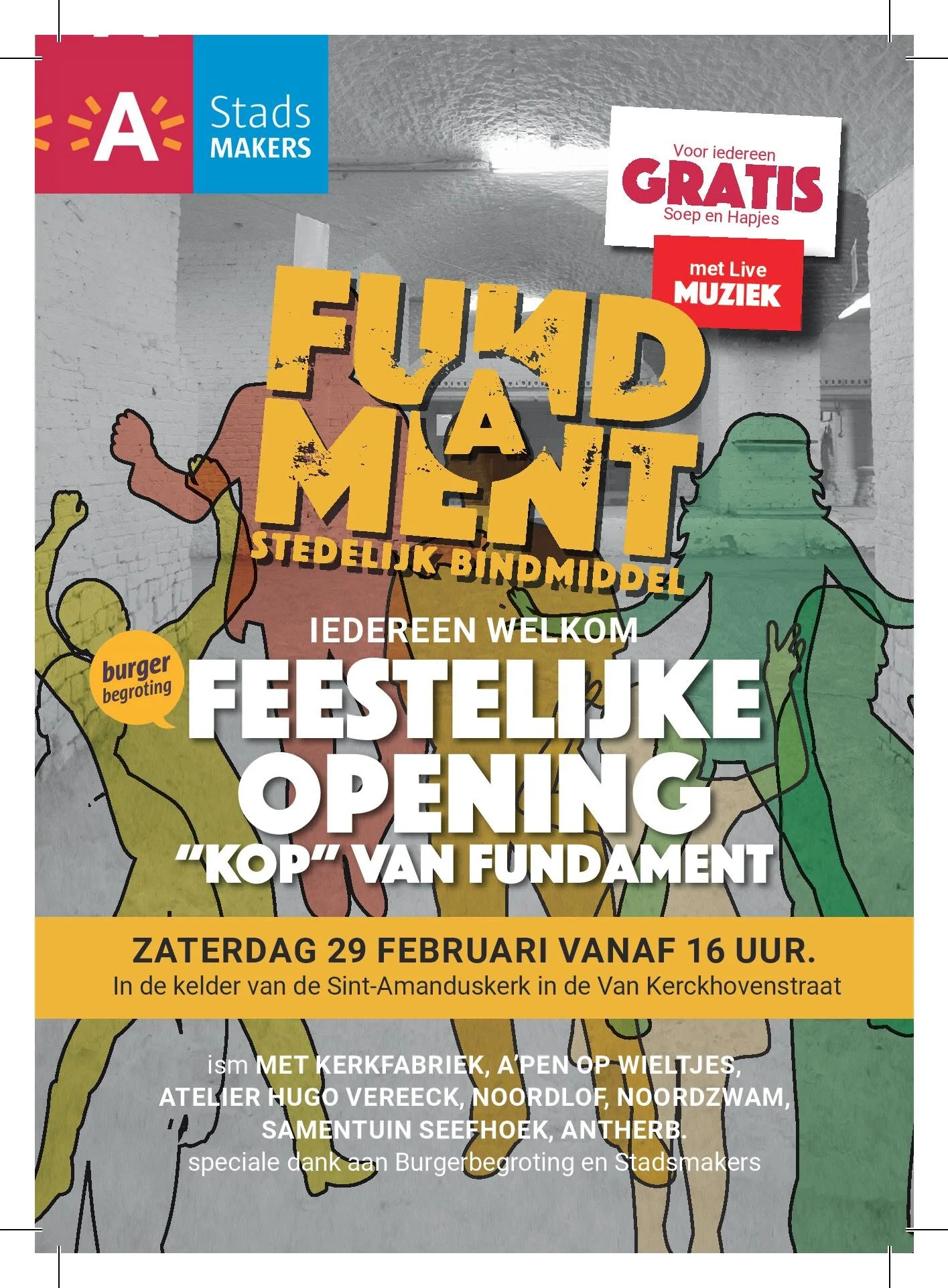 Feestelijke opening 'De Kop' van Fundament op 29/02/2020!