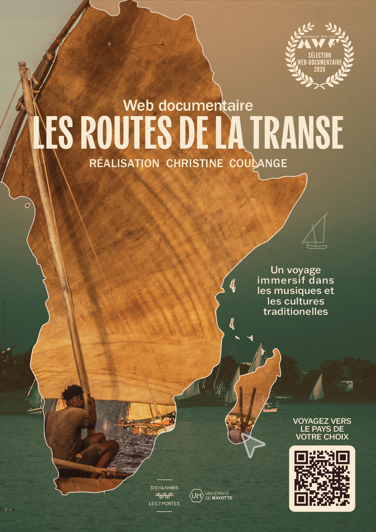 ⛵ Les Routes de la Transe - En compétition au Marseille Web Fest 2026