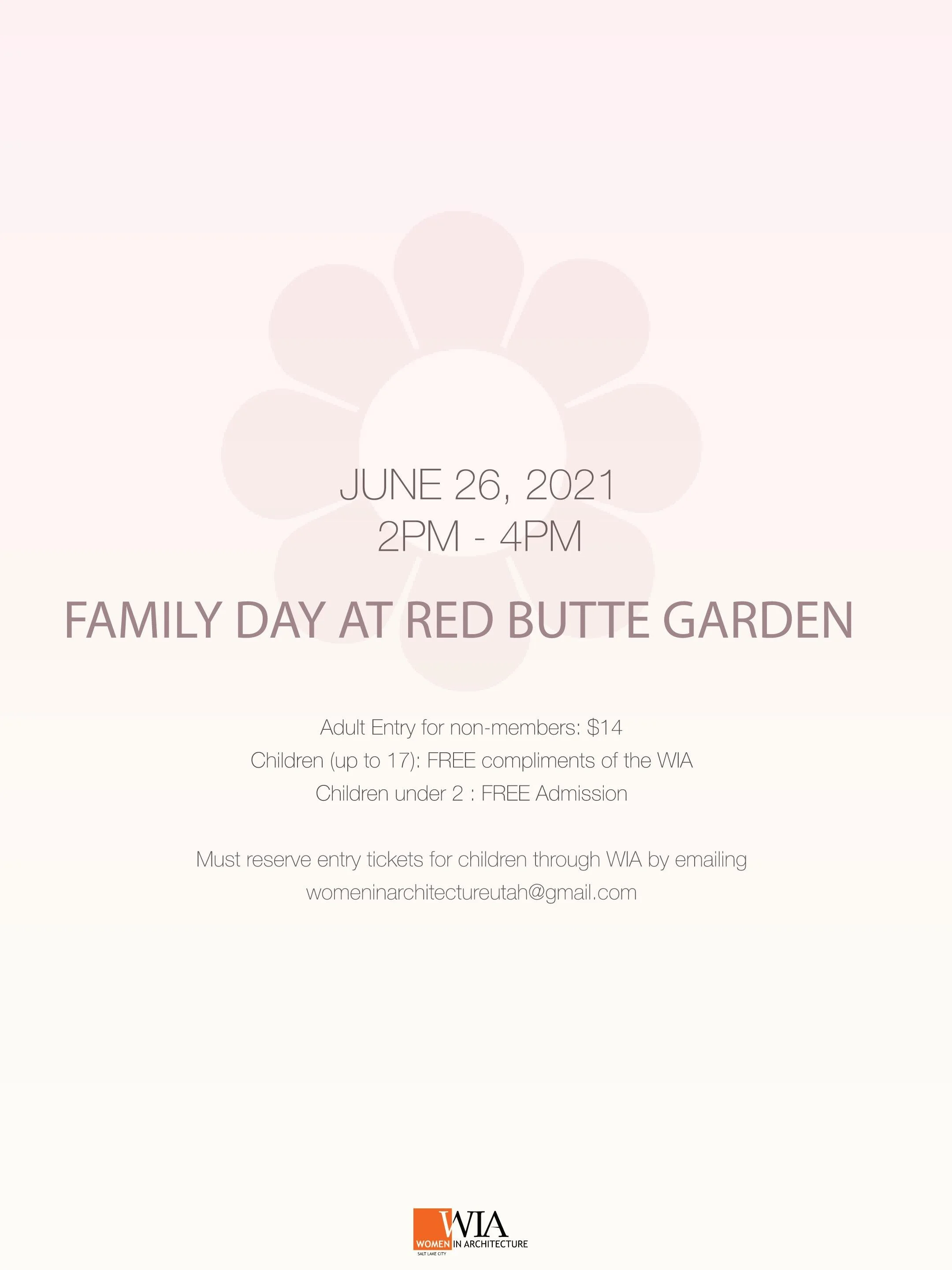 FAMILY DAY AT RED BUTTE GARDEN