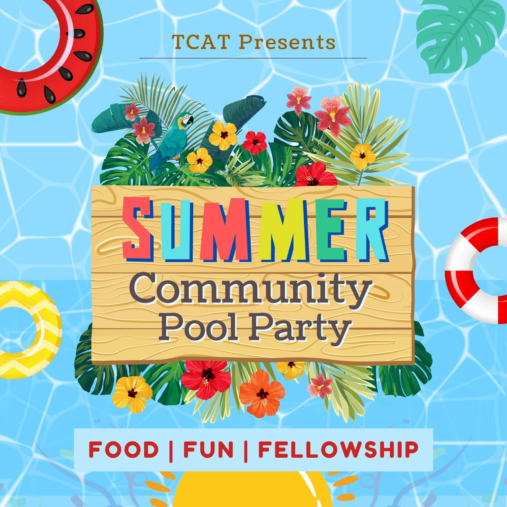 TCAT Community Pool Party