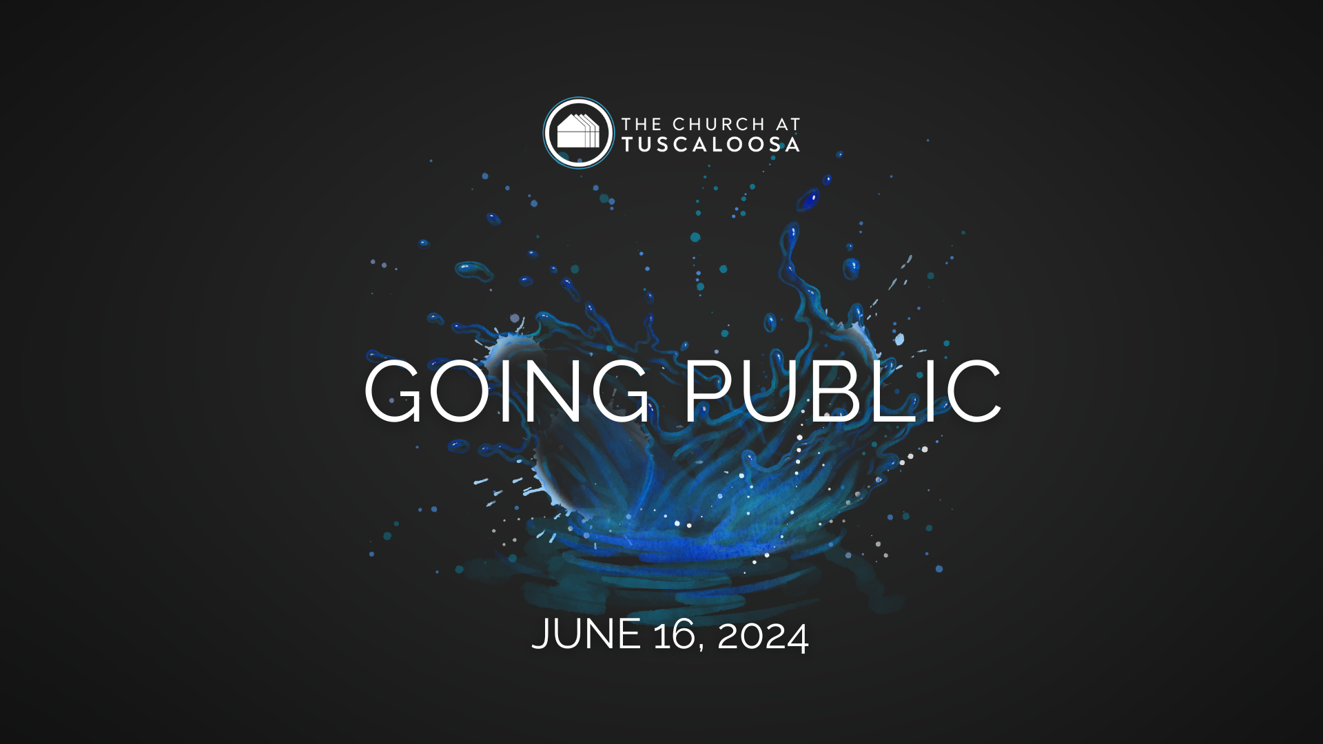 Baptism: Going Public 