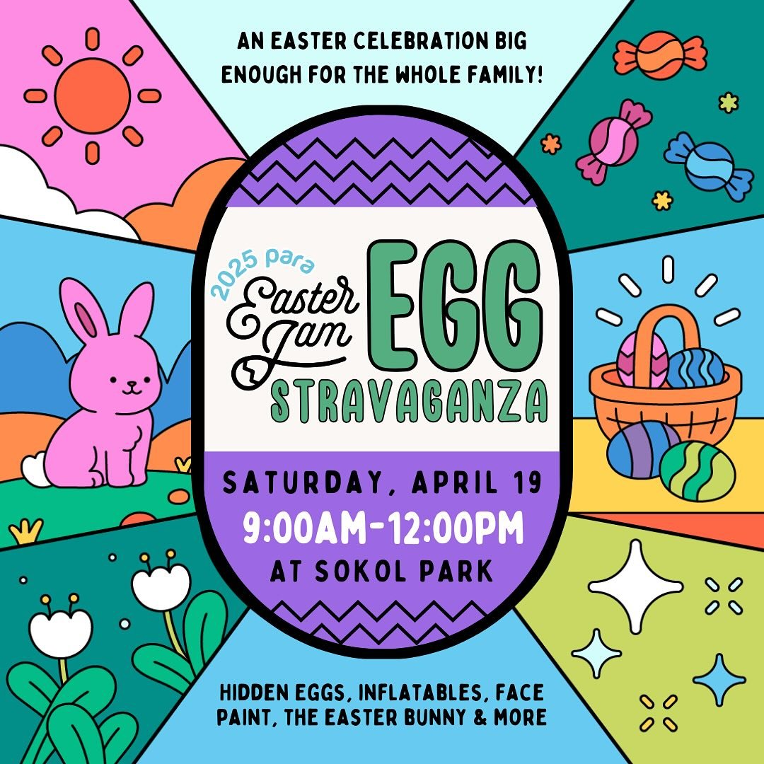 This year&rsquo;s Easter Jam EGGstravaganza features something NEW&mdash;we&rsquo;re building a giant live photo mosaic featuring YOU. Your family. Your moment. Your face in a bigger story. Don&rsquo;t miss it! 

When: Saturday, April 19th from 9:00a