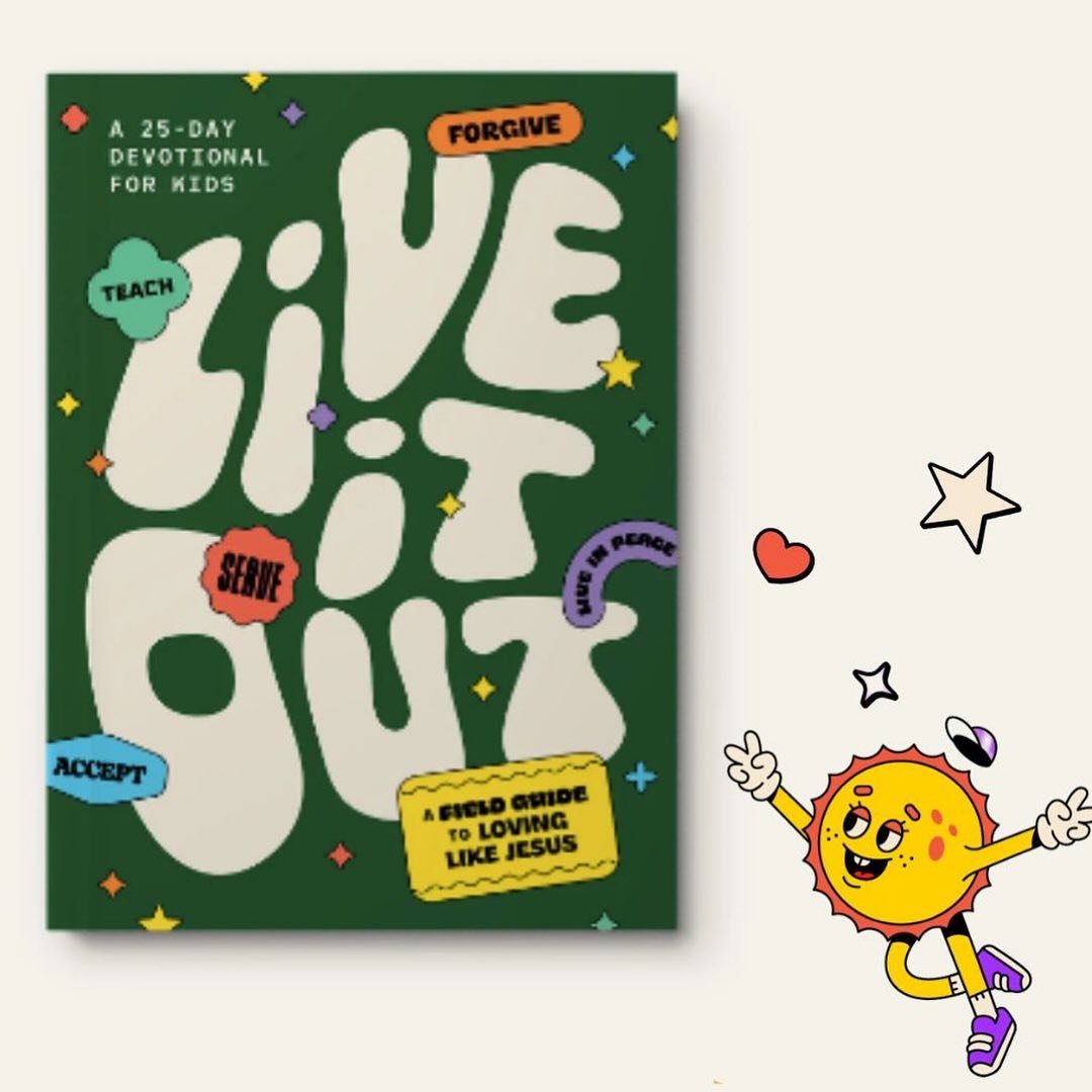 📢 This Summer! Our kids are going on a 25-day adventure through Live It Out: A Field Guide to Loving Like Jesus! With daily devotions, fun activities, and collectible badges, they&rsquo;ll explore what it means to serve, forgive, teach, and live in 