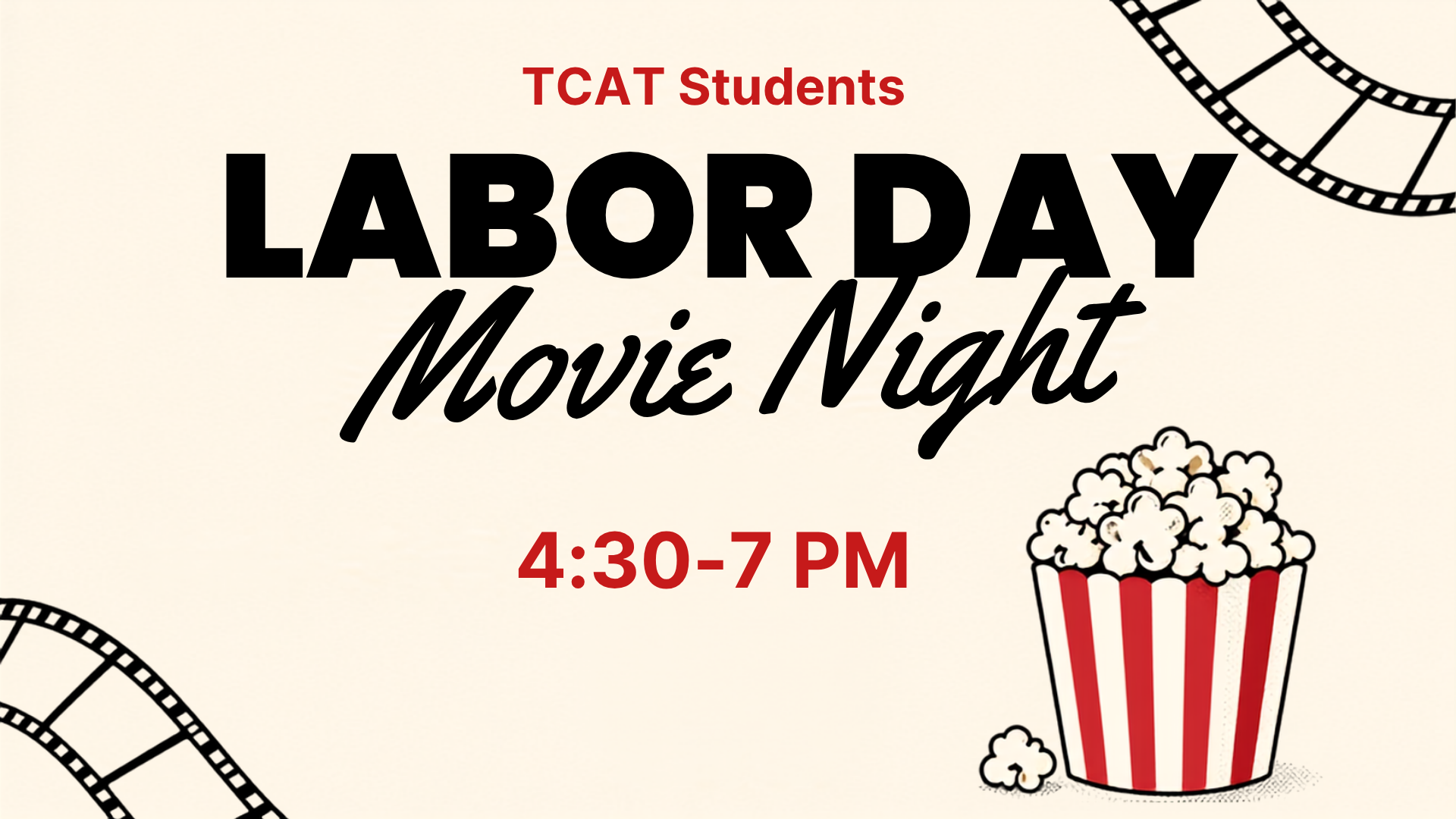 TCAT Students Movie Night
