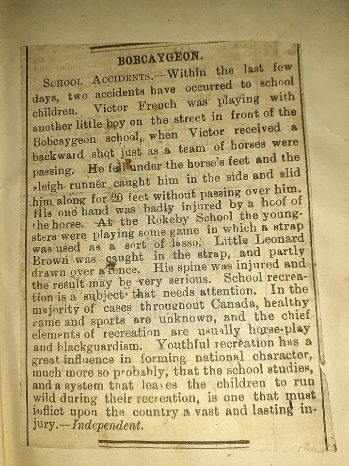 School Accidents Article 1854