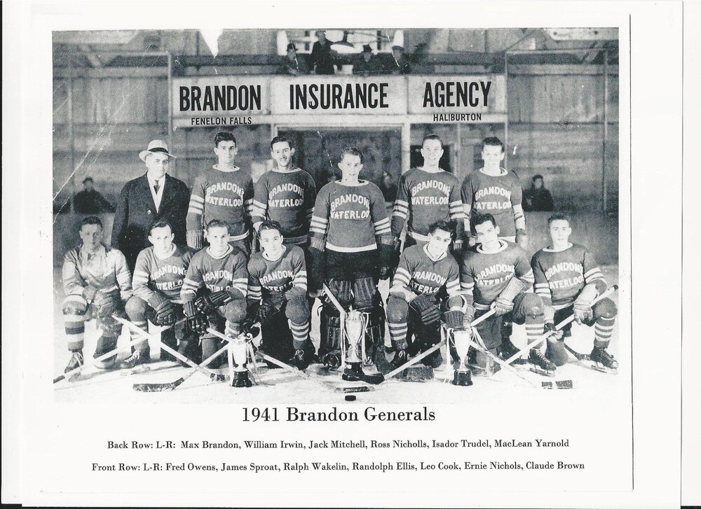 Fenelon Falls Hockey Team 1941