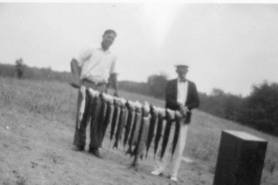 Nice day of muskie fishing in the 50's