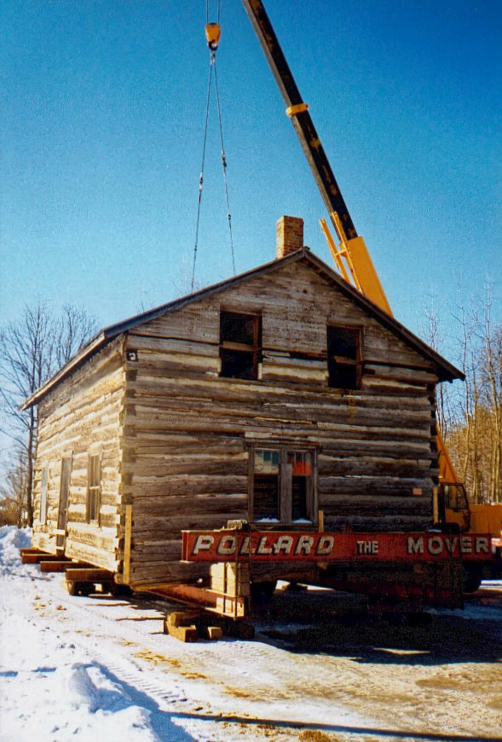 Moving The Wray House at Kawartha Settlers' Village