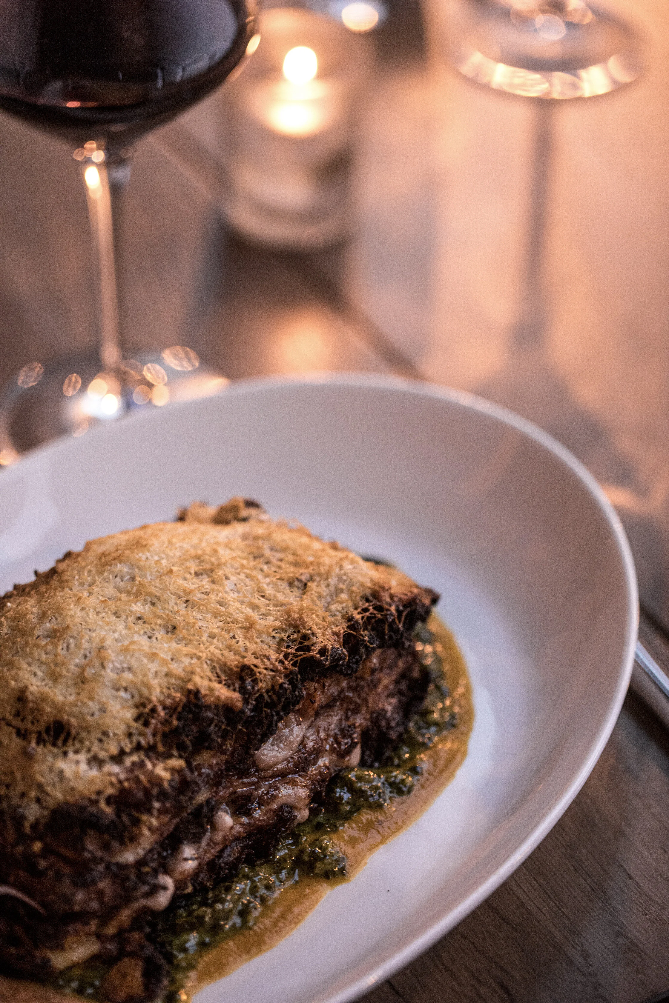 Duck Lasagna Dinner for Christmas