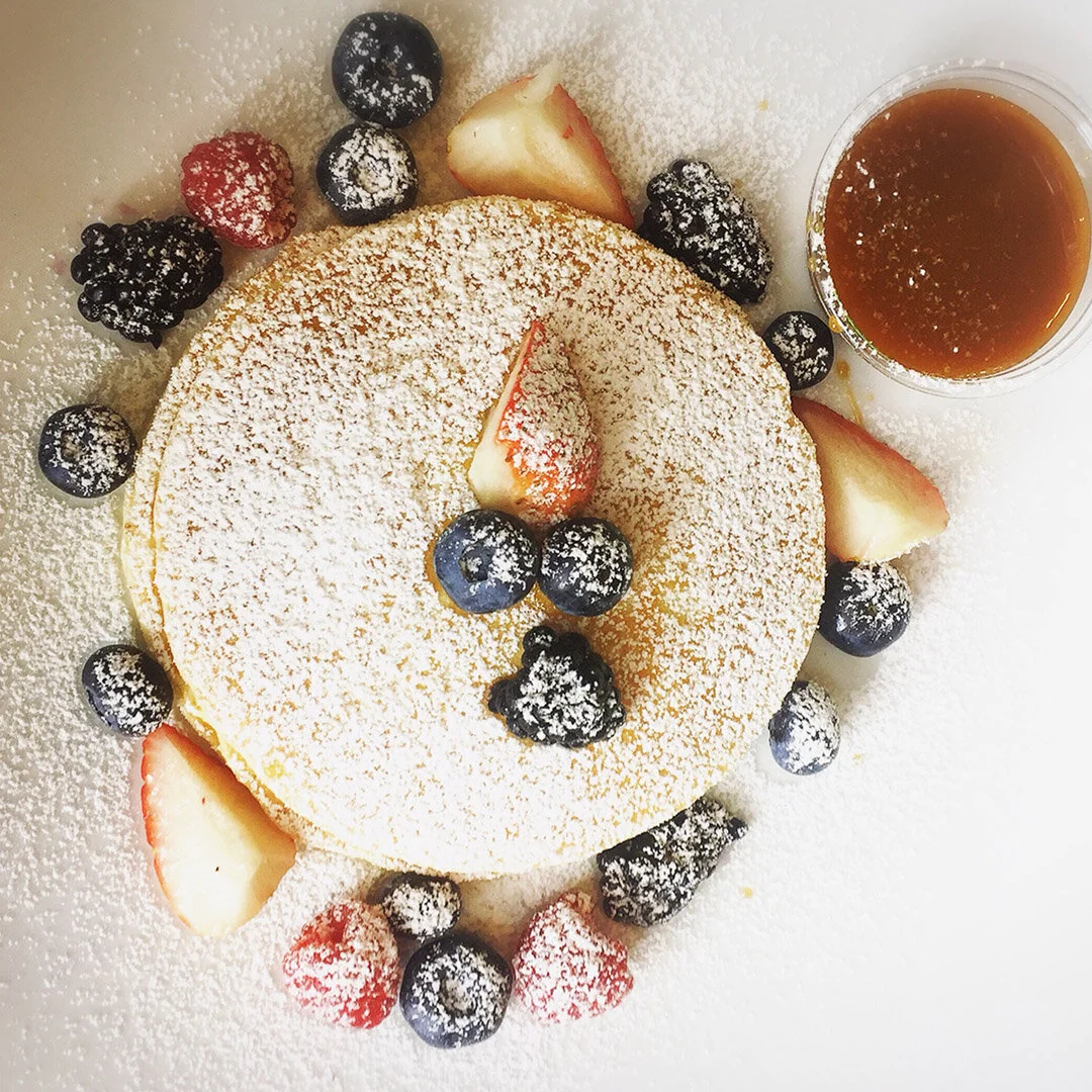 Cheesy Lemon Pancakes for Passover