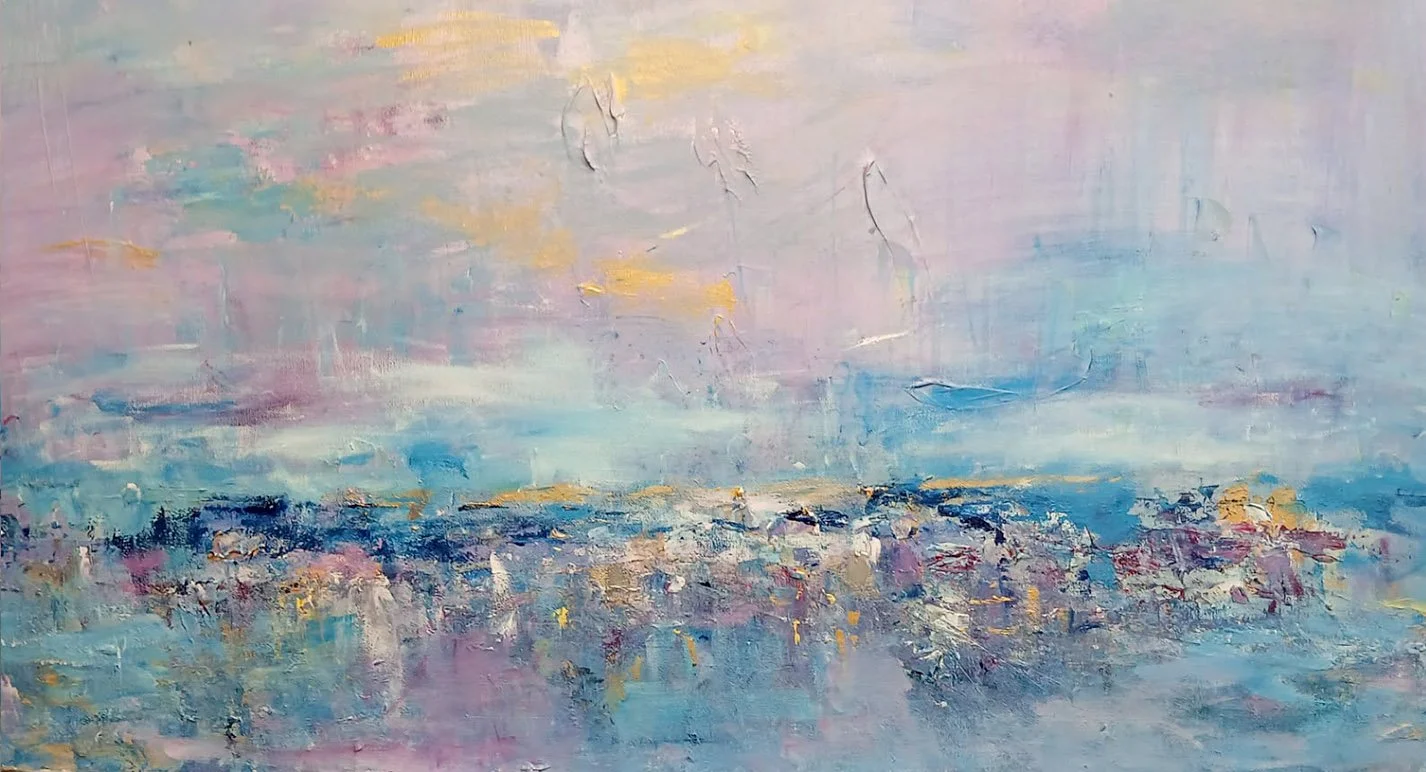  Returning  Acrylic on canvas. 24" x 36".    Purchase original.   2026