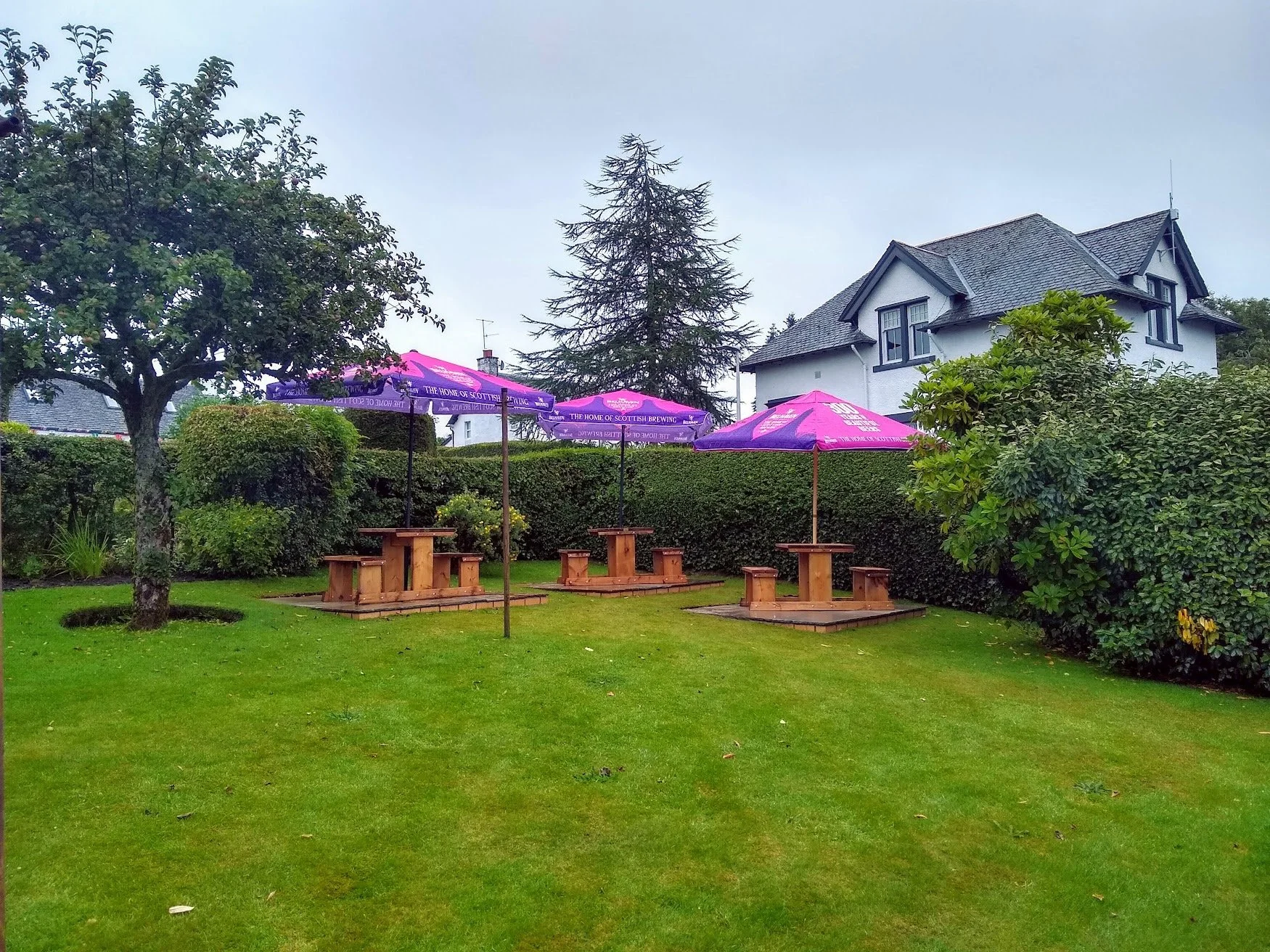 Privater Garten für B&B-Gäste