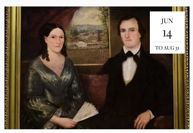 Image credit: George W. Morrison, George Lee and Pamela Maynard Willaims Hosea, 1848. Oil on canvas. Floyd County Library Collection. 