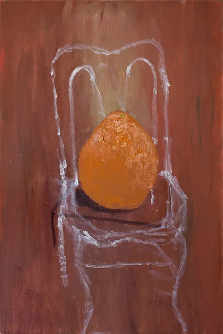 Orange , 36 x 24”, oil on canvas, 2014