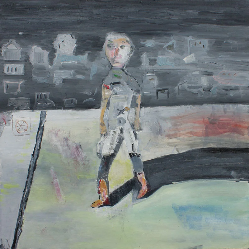 The Homecoming (After Ruel) , 28 x 28”, oil on linen, 2016