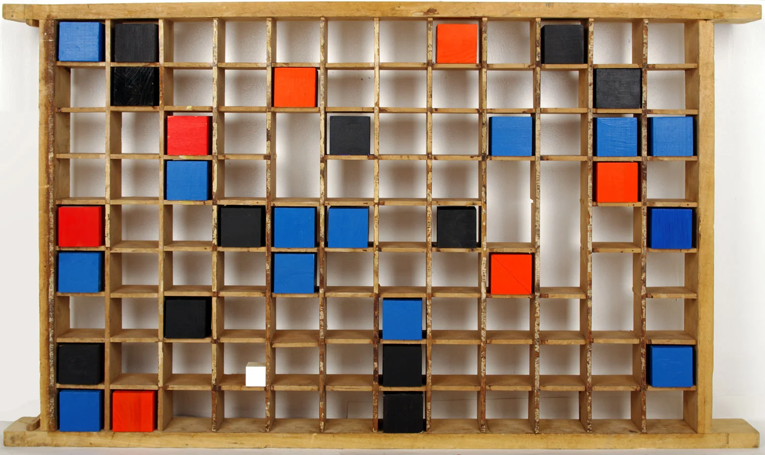 Palimpsest , 22.75 x 38.25”, acrylic on wood, 2011