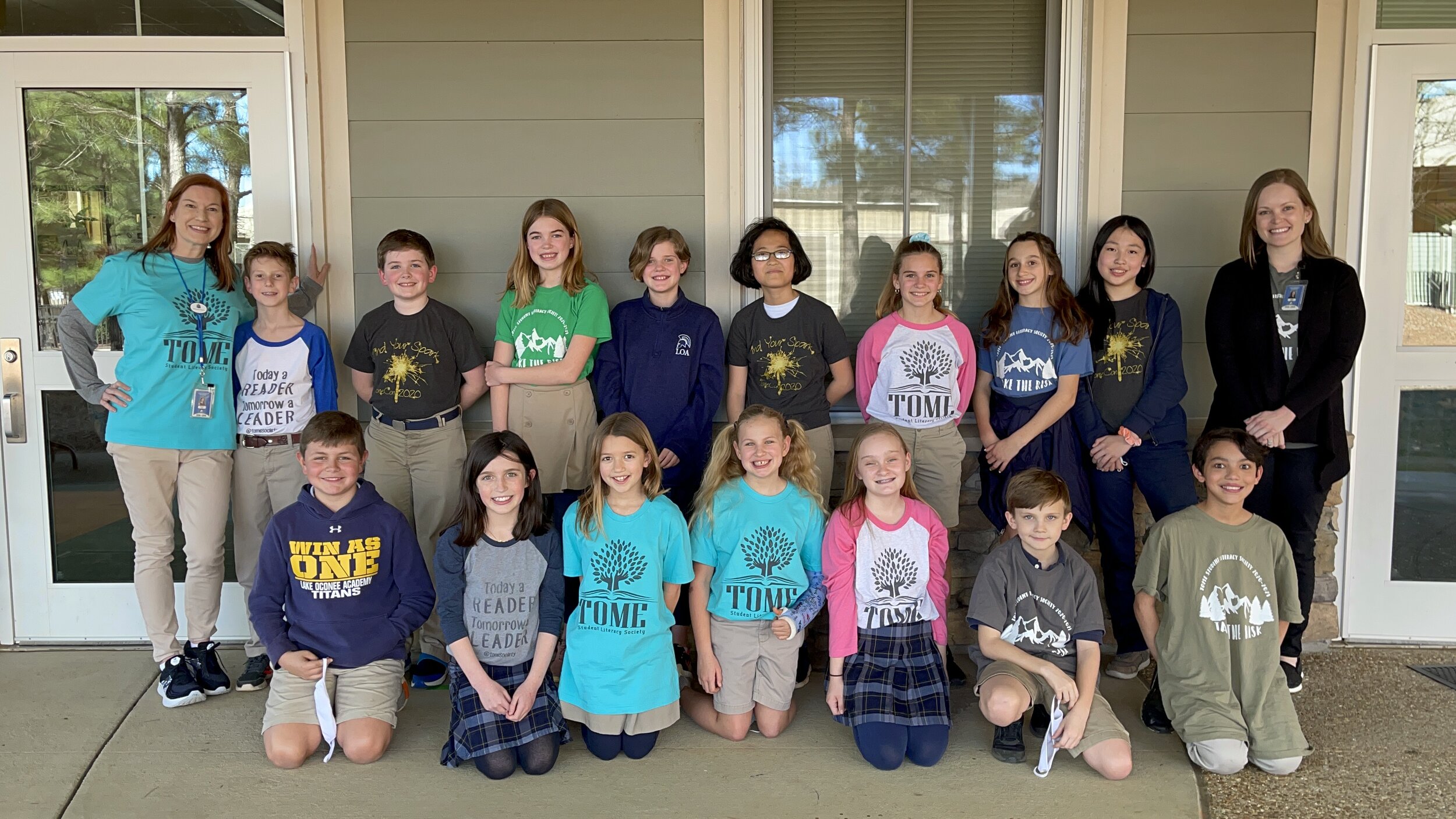 LAKE OCONEE ACADEMY ELEMENTARY TOME STUDENT LITERACY SOCIETY TEAM   PLACES THIRD IN STATE COMPETITION