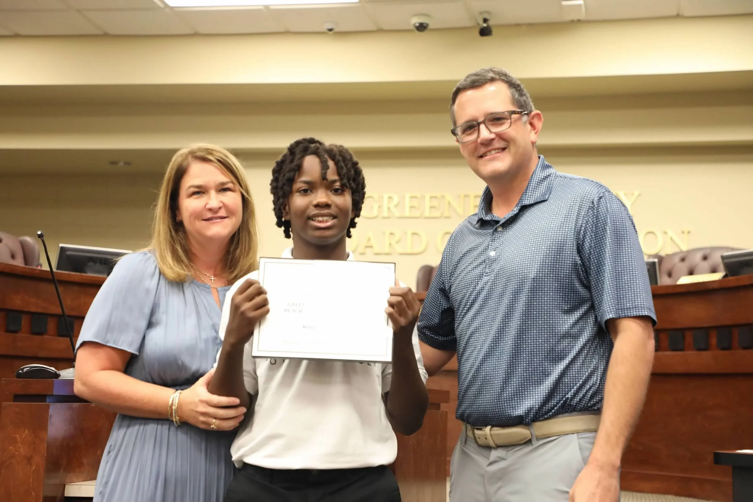 Lake Oconee Academy's Marcus Rhodes recognized as one of six recipients of the REACH Scholarship in Greene County